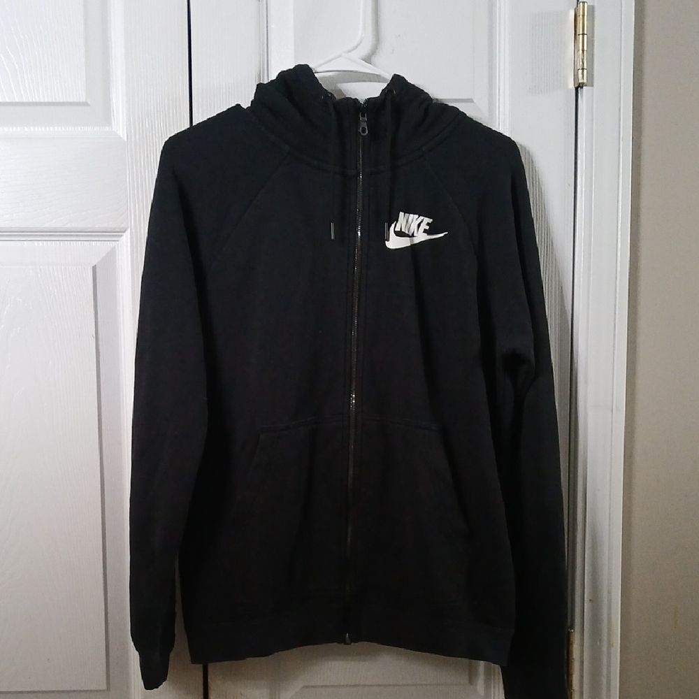 Nike zipper front hoodie sweatshirt  super soft Sz M EUC worn once